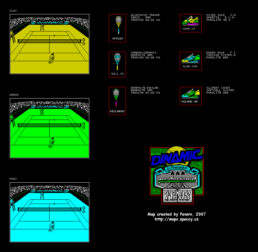 Screen from Simulador Profesional de Tenis