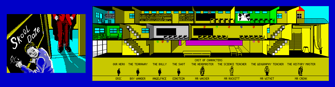 Screen from Skool Daze