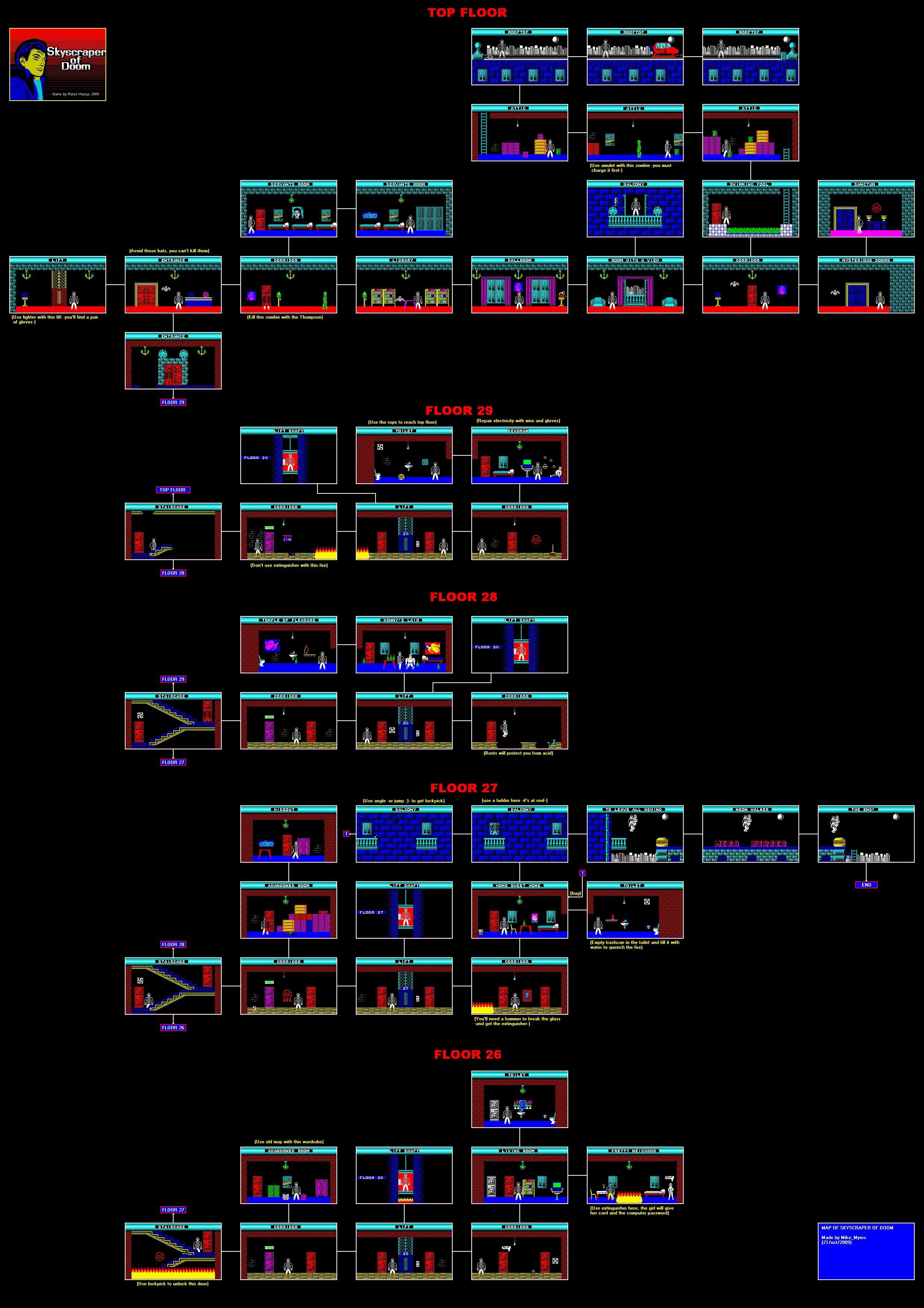 Screen from Skyscraper of Doom