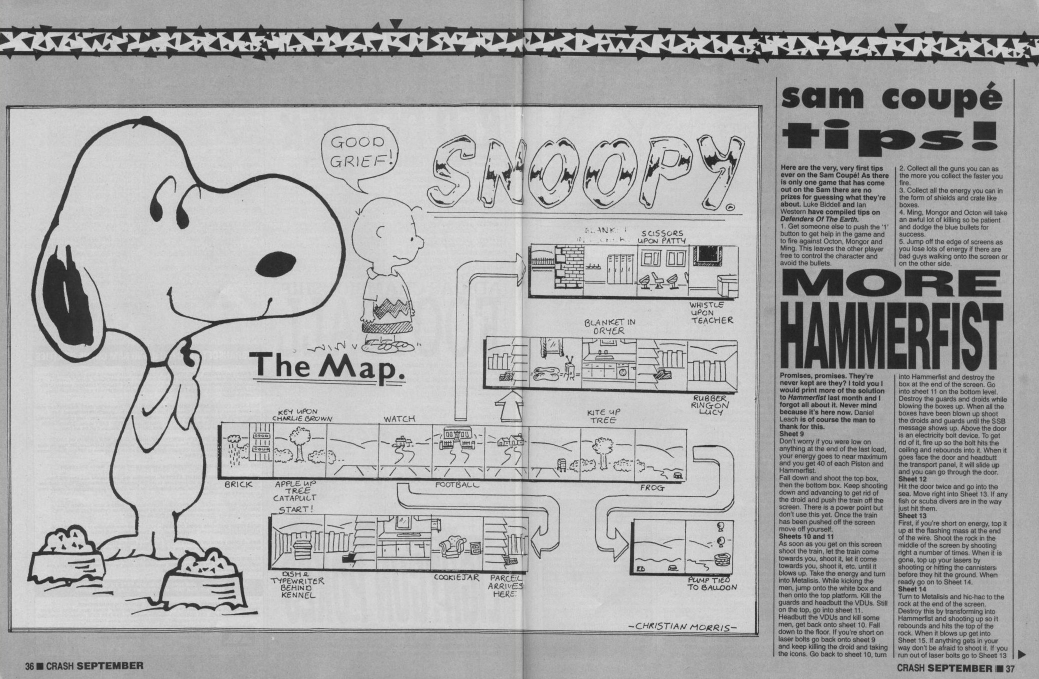 Screen from Snoopy