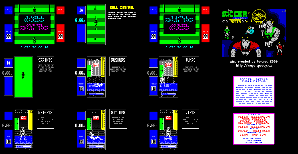 Screen from Soccer Skills