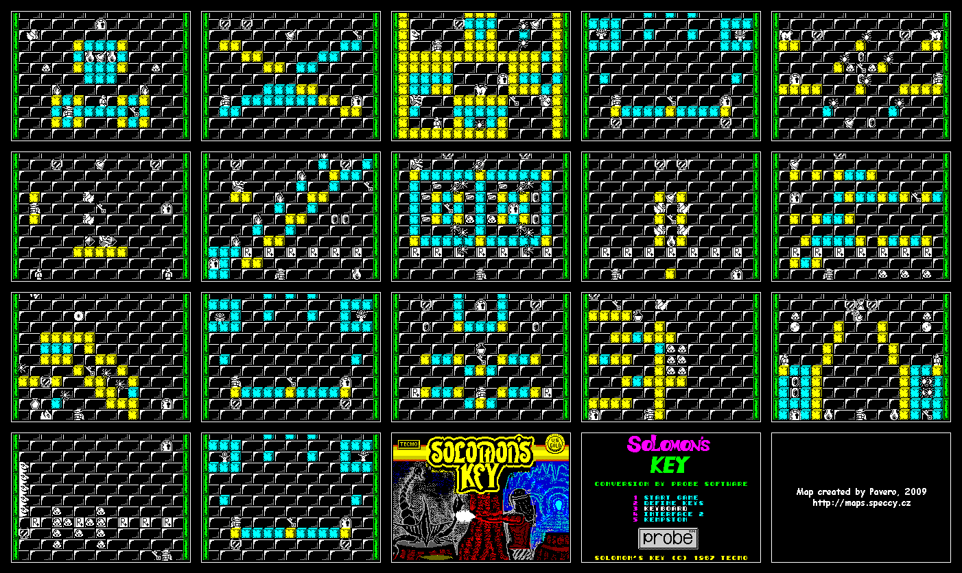 Screen from Solomon's Key