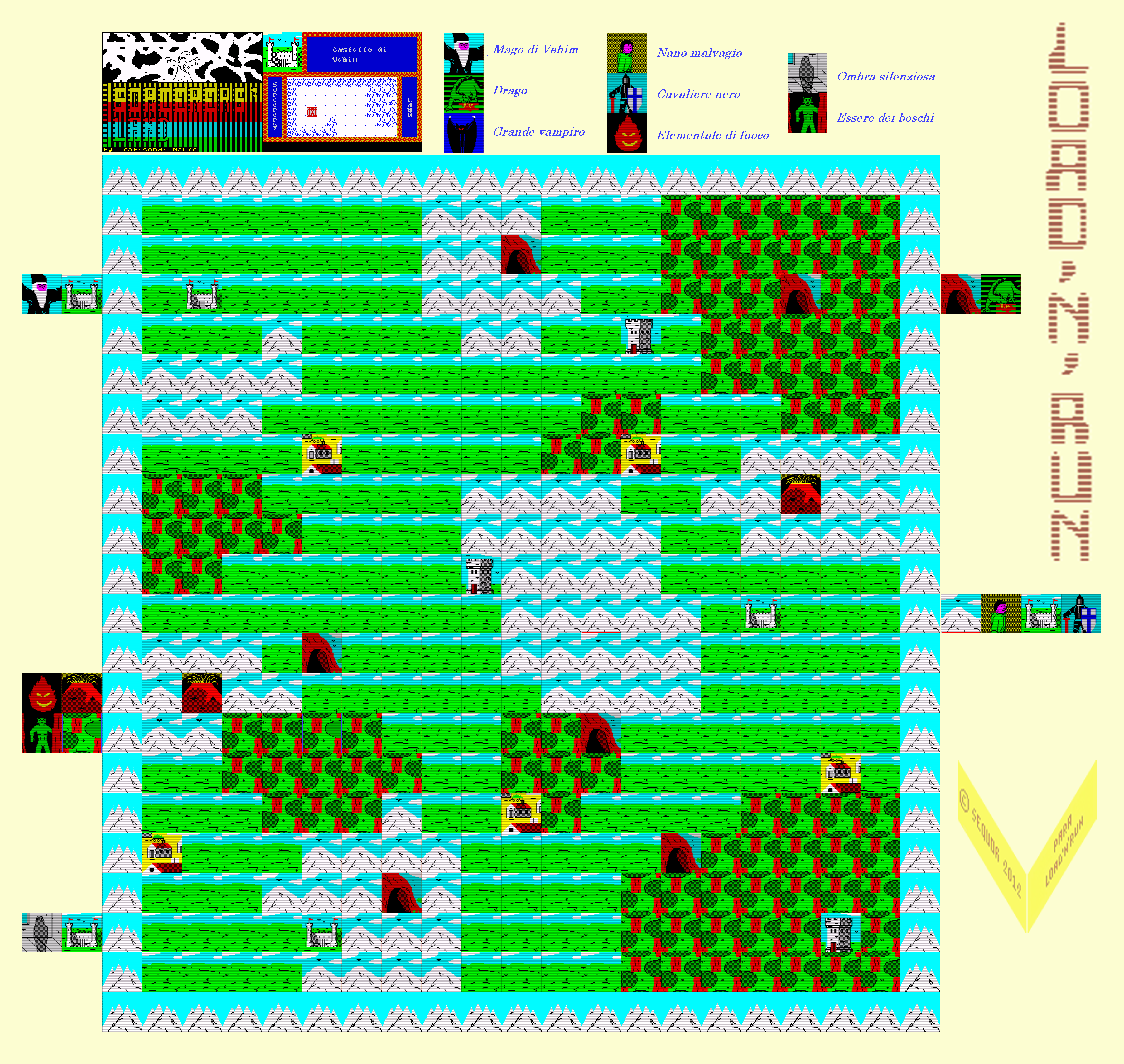 Screen from Sorcerers' Land