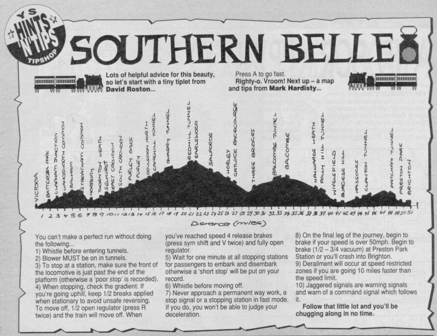 Screen from Southern Belle