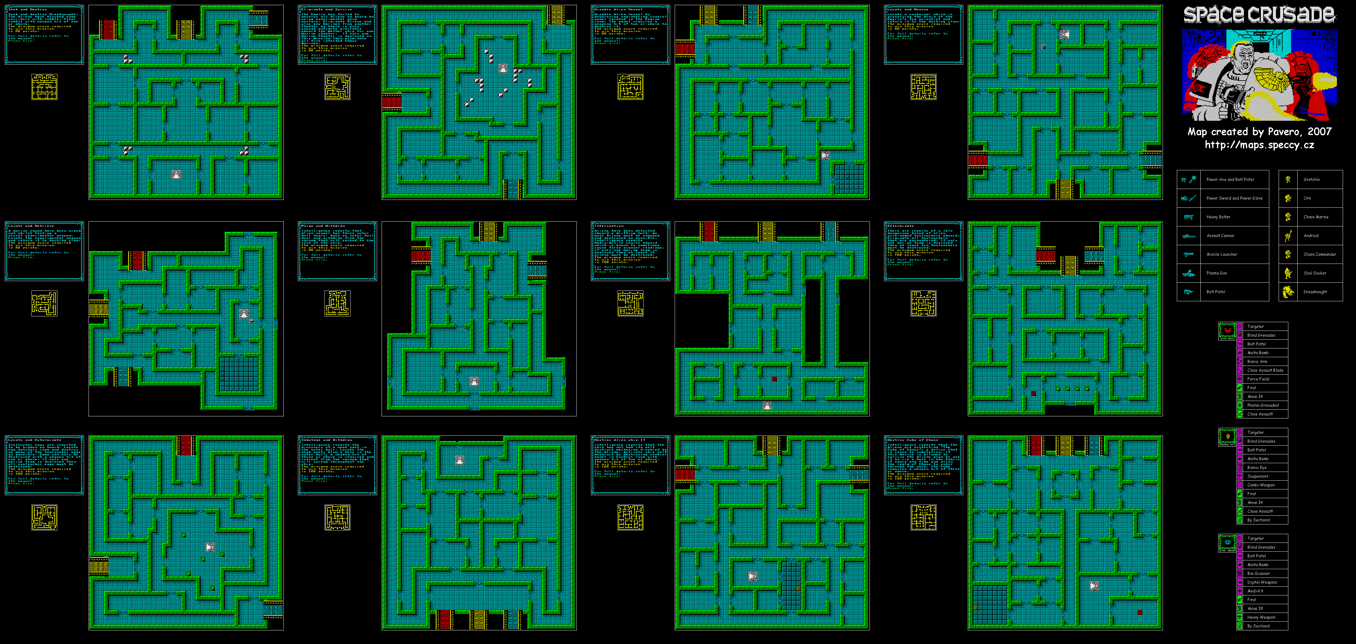 Screen from Space Crusade