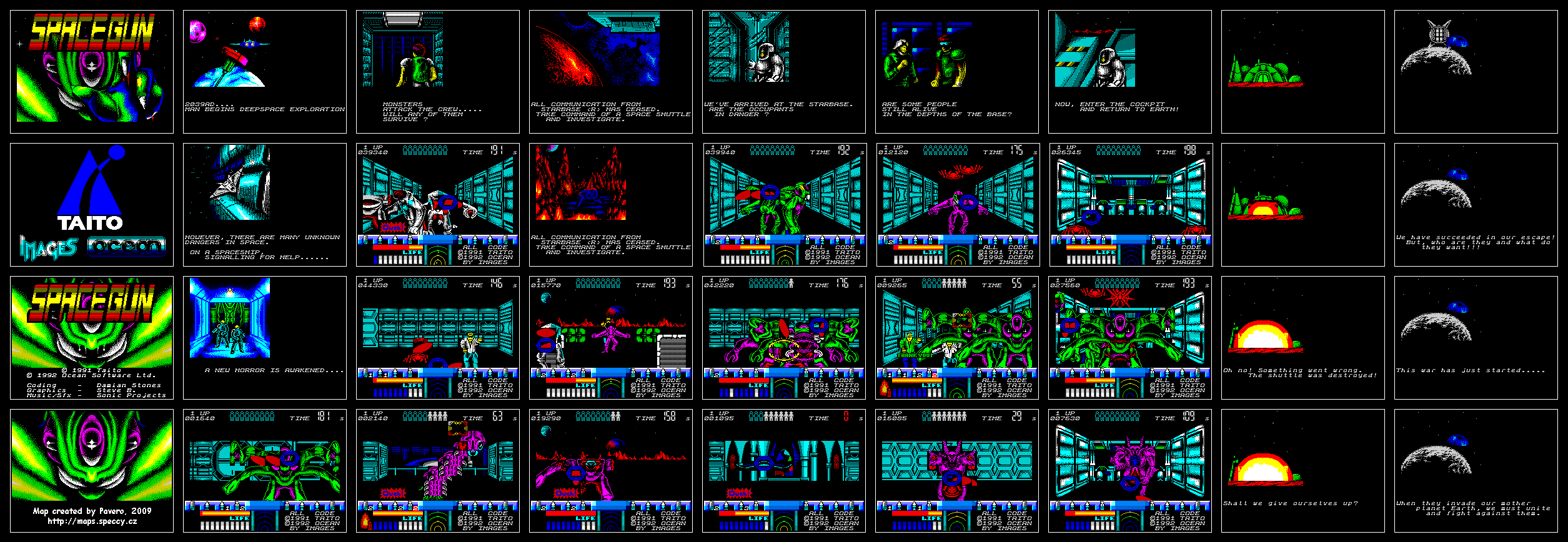 Screen from Space Gun