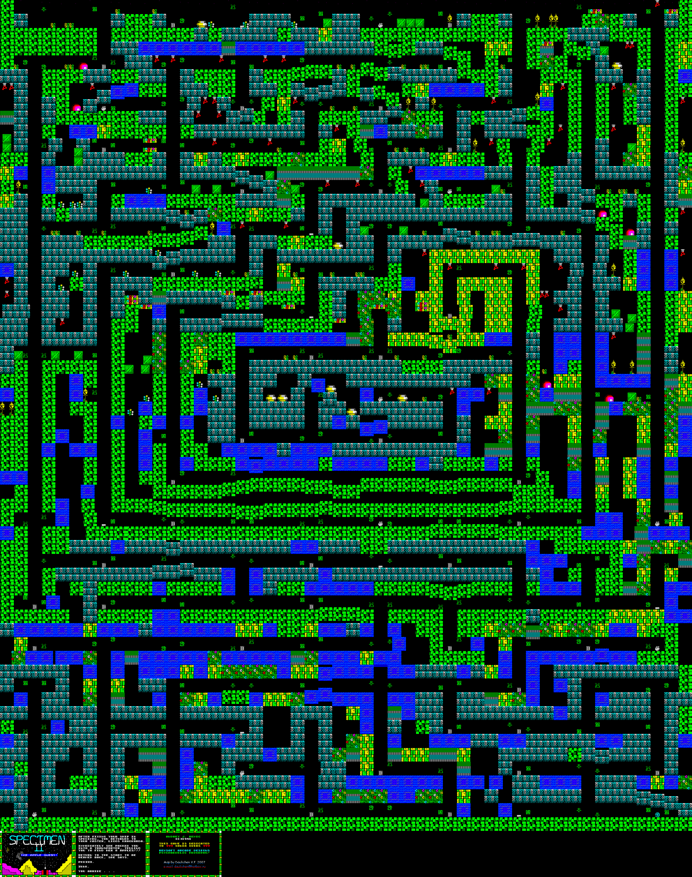 Screen from Specimen II: The Apple Quest