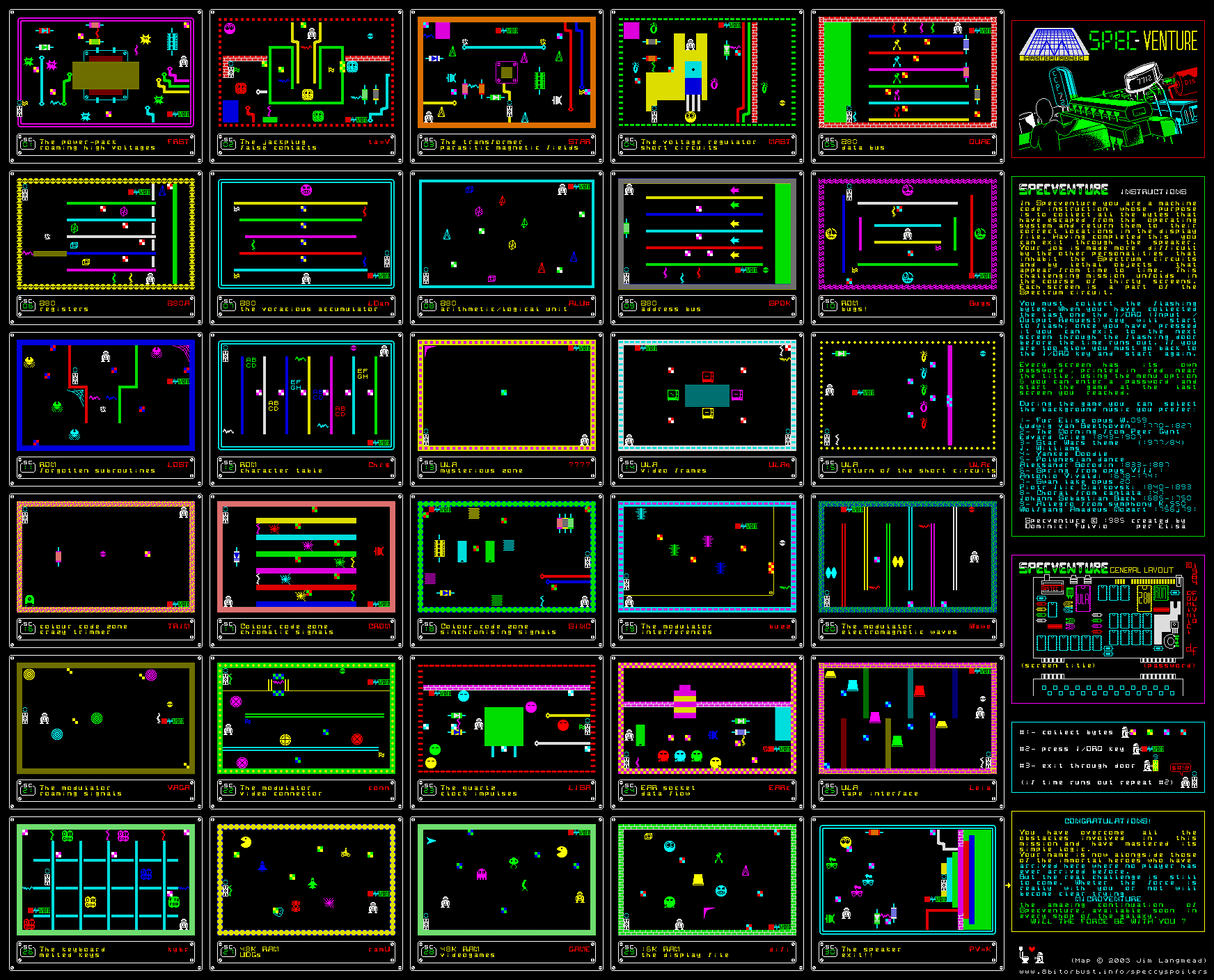 Screen from Specventure