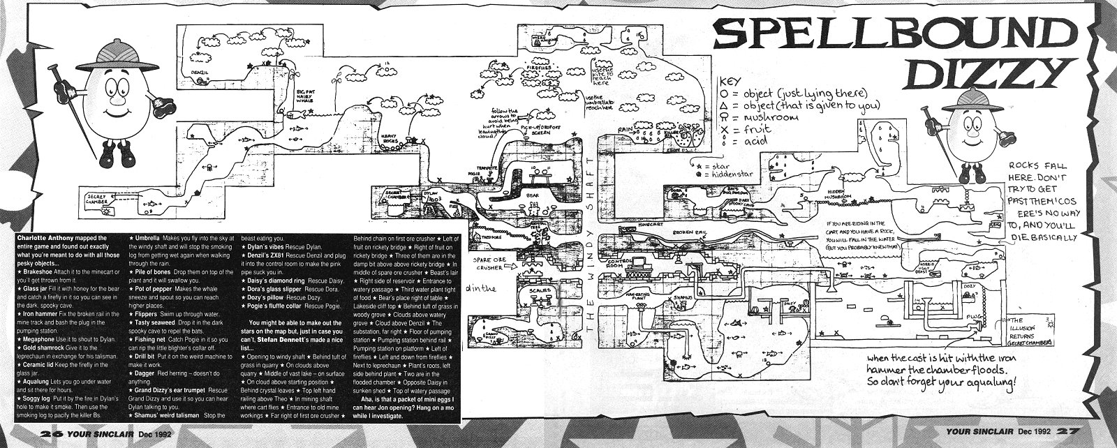 Screen from Spellbound Dizzy
