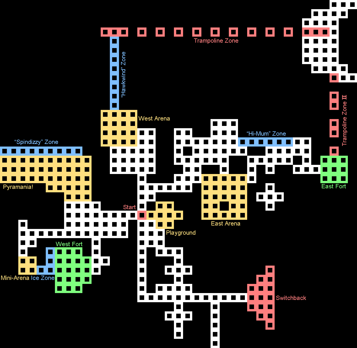 Screen from Spindizzy