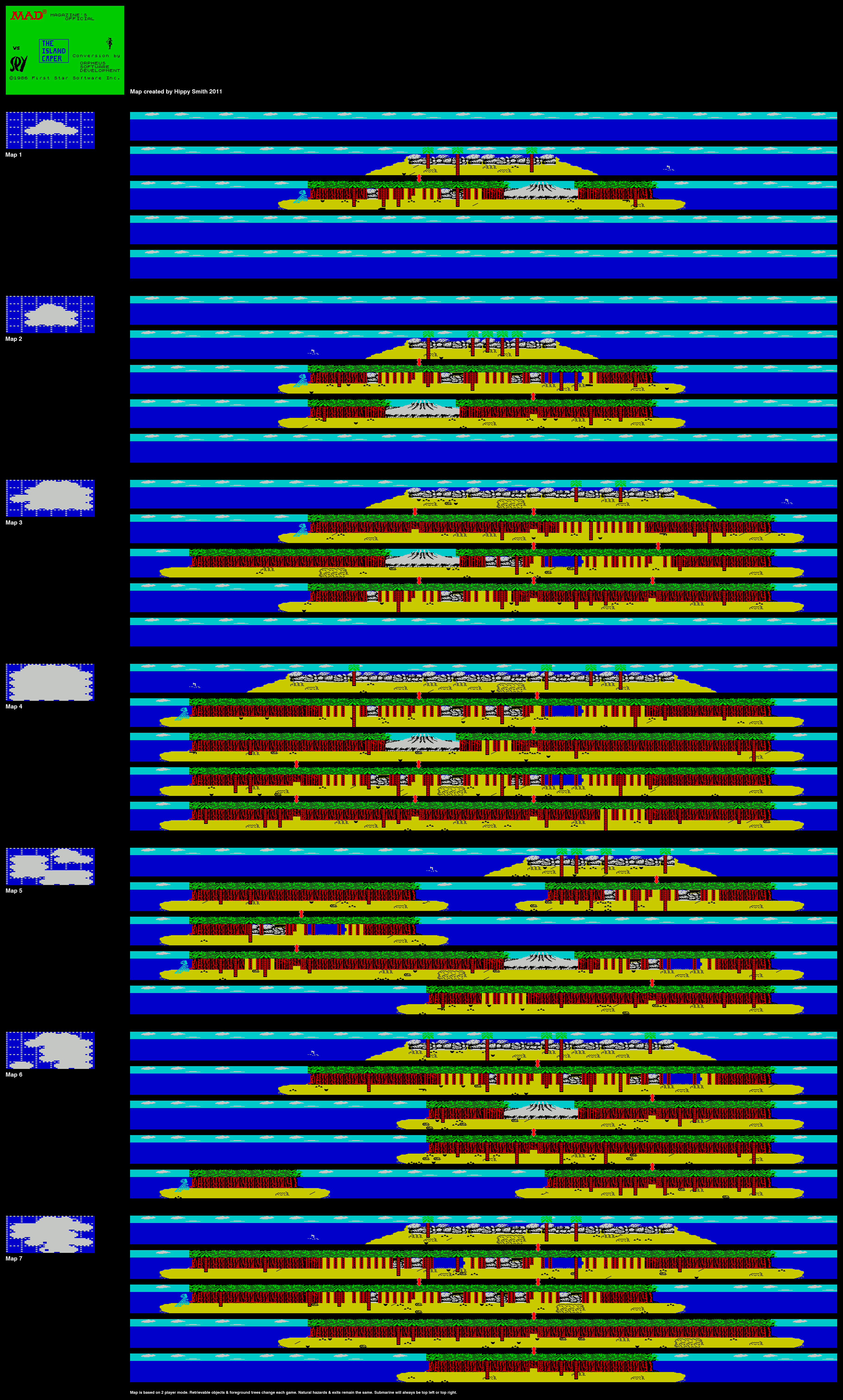 Screen from Spy vs Spy II: The Island Caper