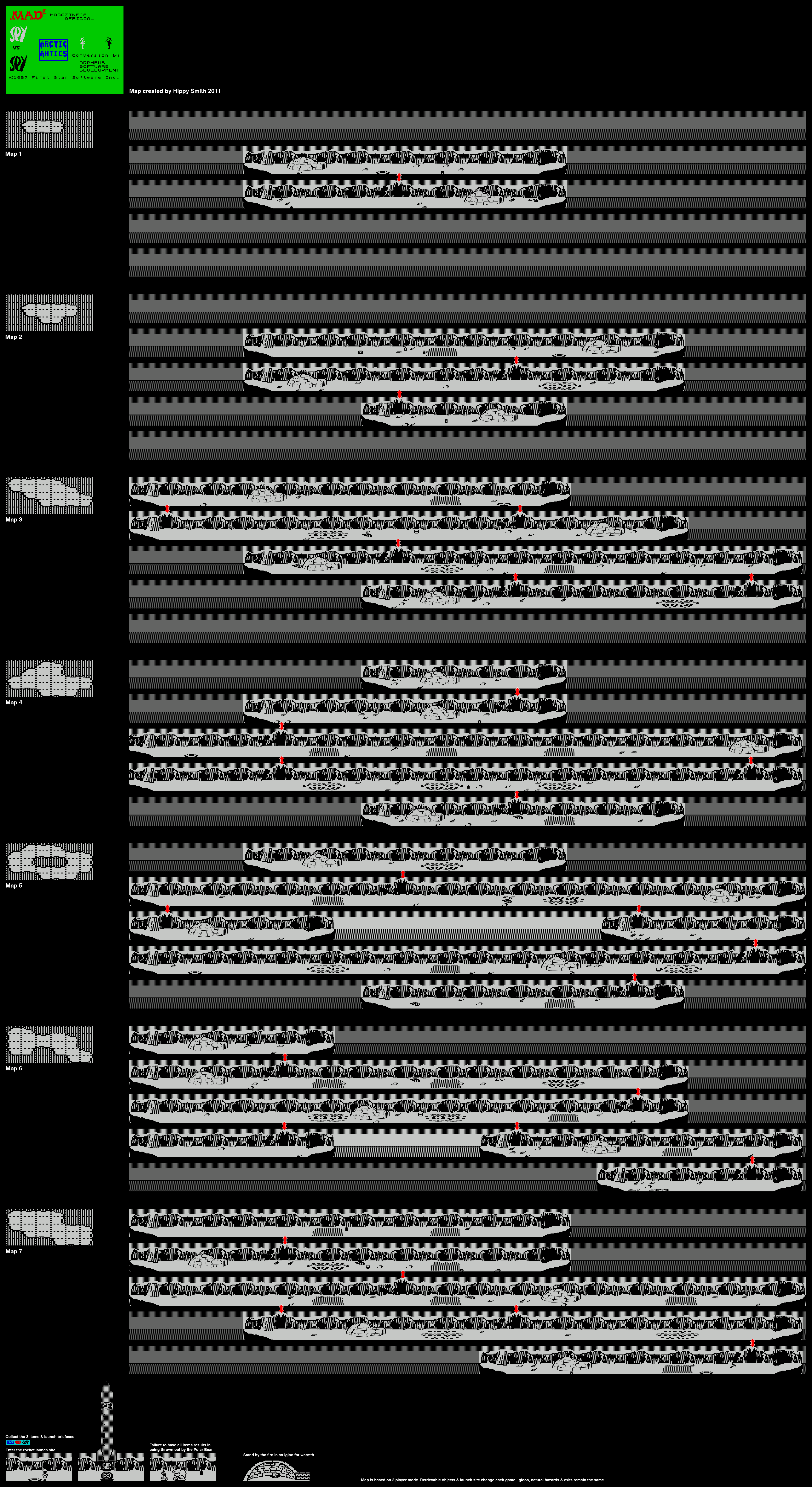 Screen from Spy vs Spy III: Arctic Antics