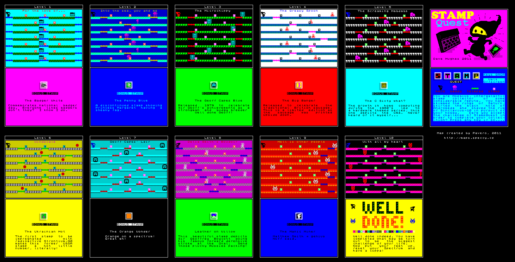 Screen from Stamp Quest