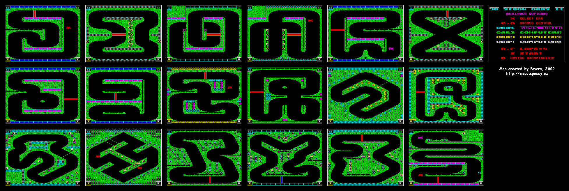 Screen from 3D Stock Cars II