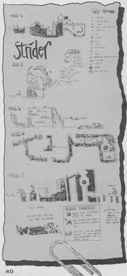 Screen from Strider