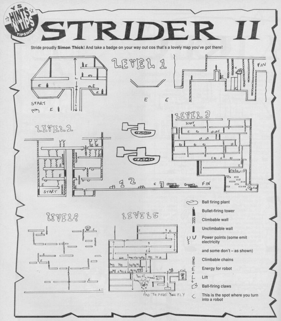 Screen from Strider II