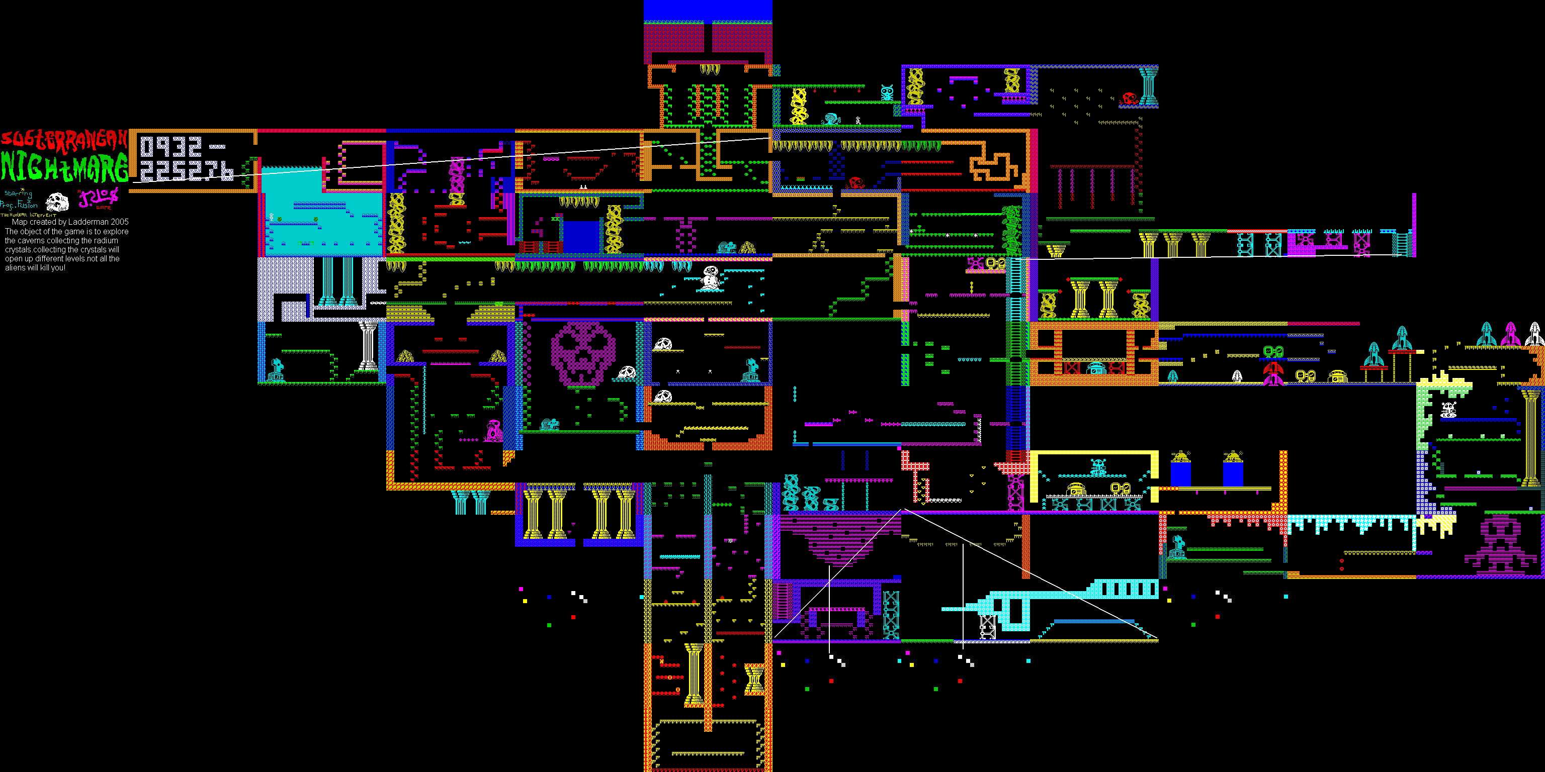Screen from Subterranean Nightmare