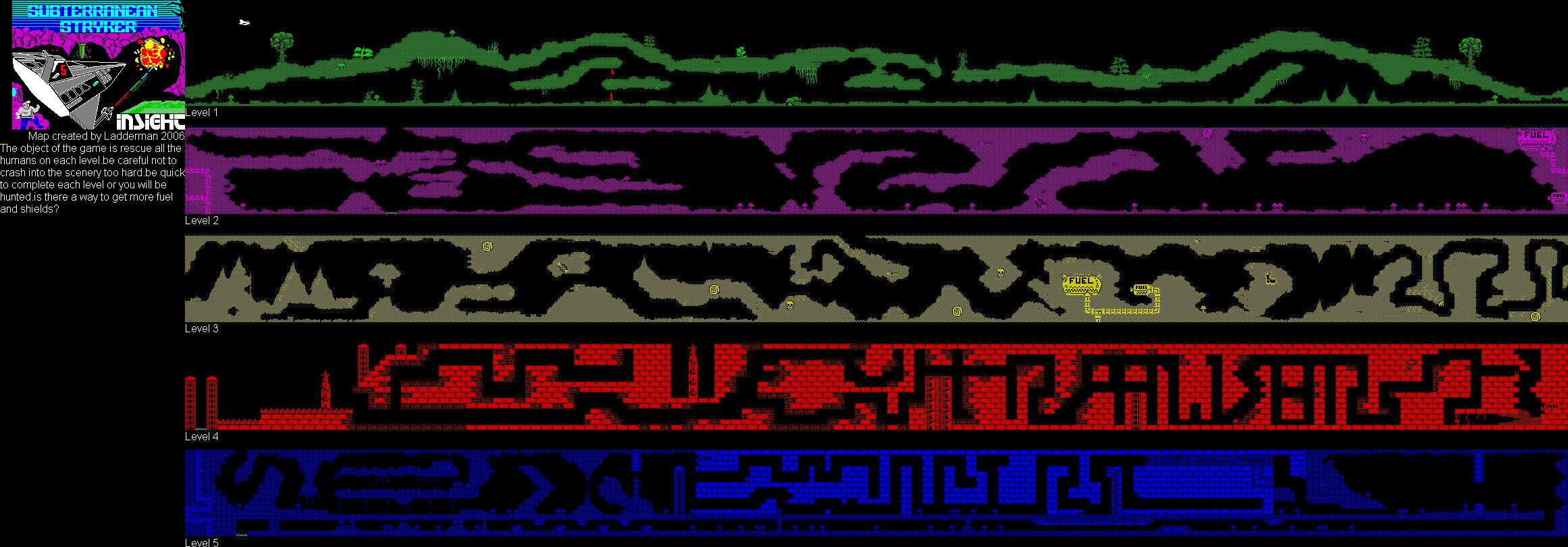 Screen from Subterranean Stryker