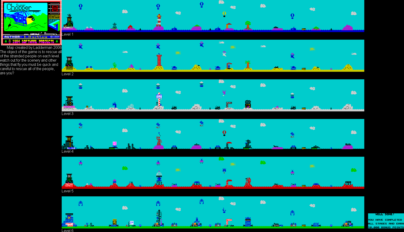 Screen from Super Chopper