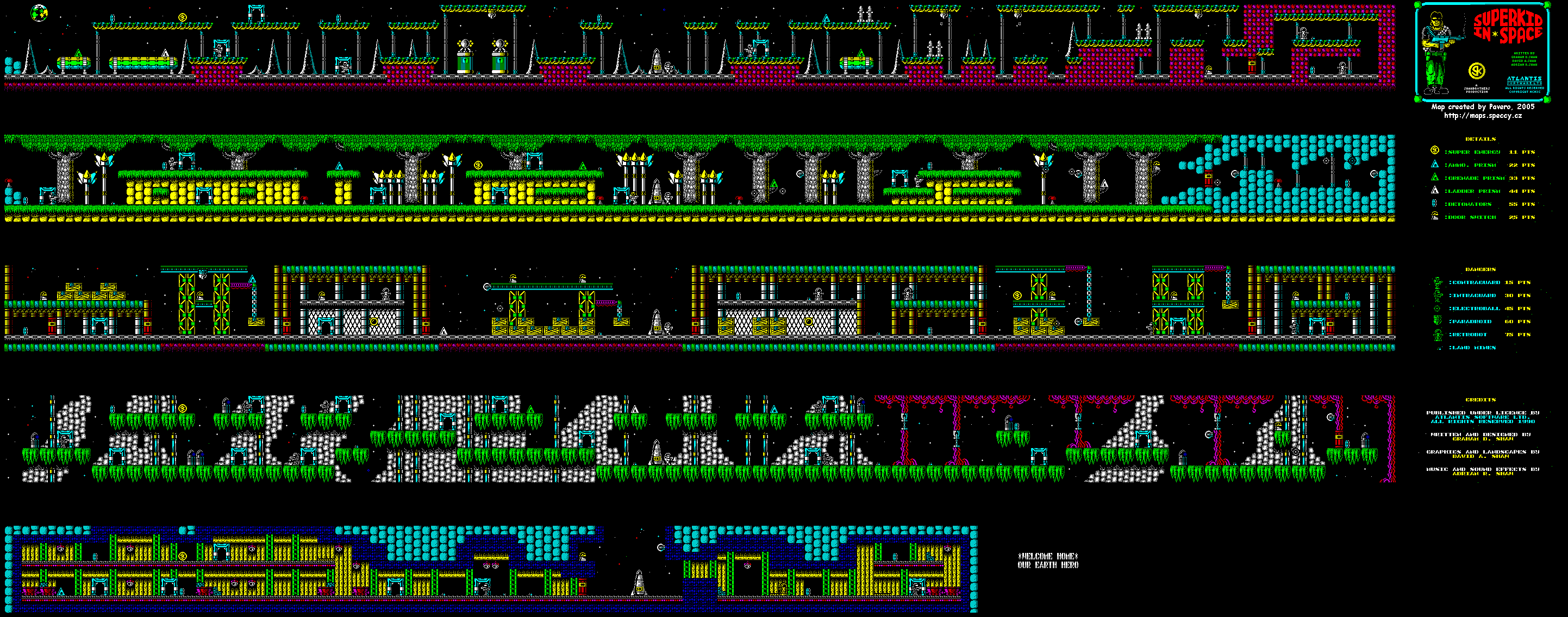 Screen from Superkid in Space
