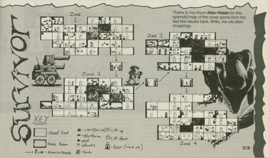 Screen from Survivor