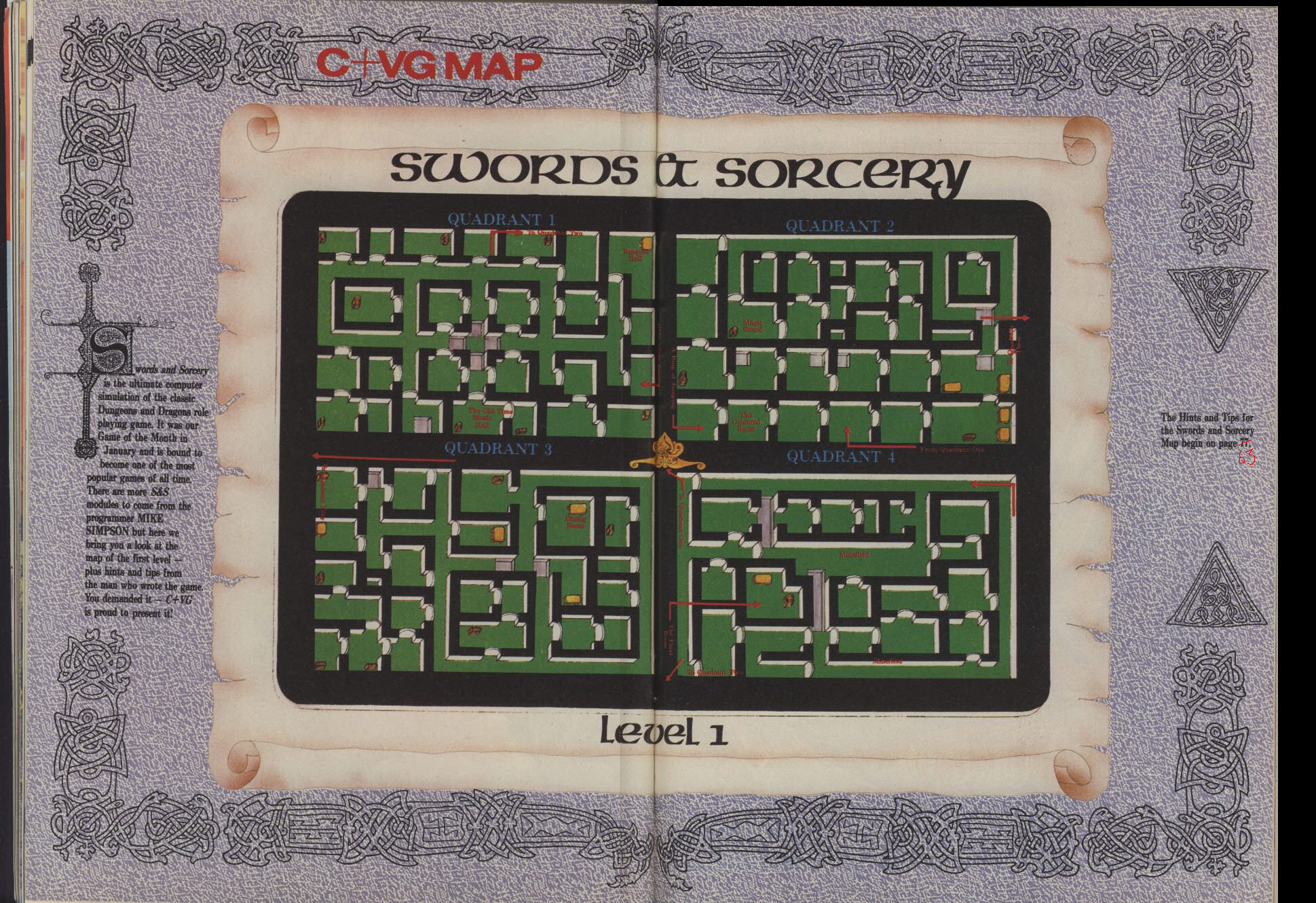 Screen from Swords & Sorcery