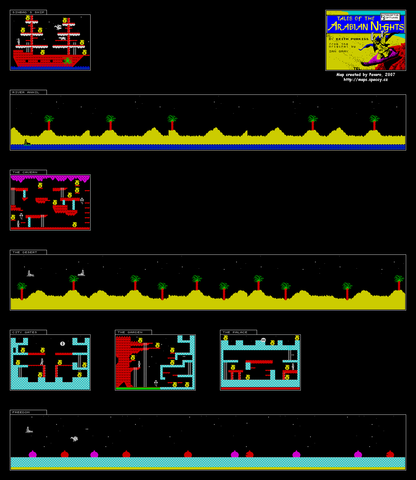 Screen from Tales of the Arabian Nights