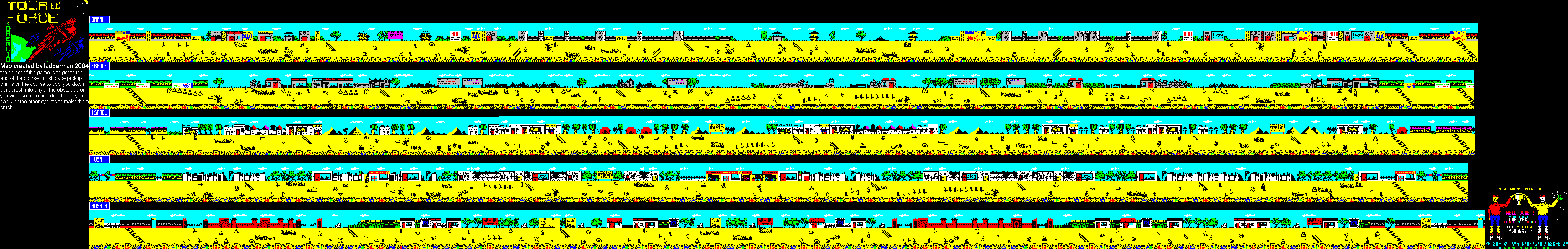 Screen from Tour de Force