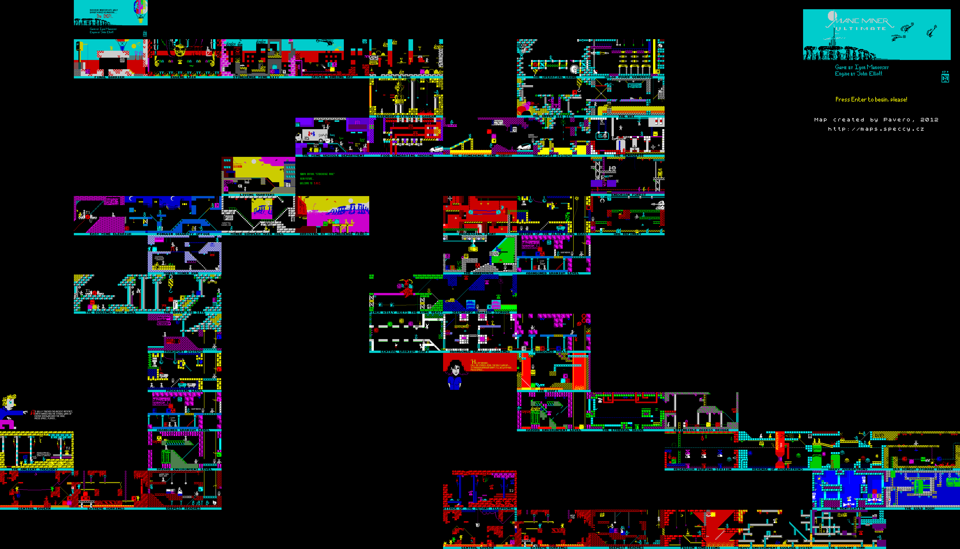 Screen from Ultimate Manic Miner