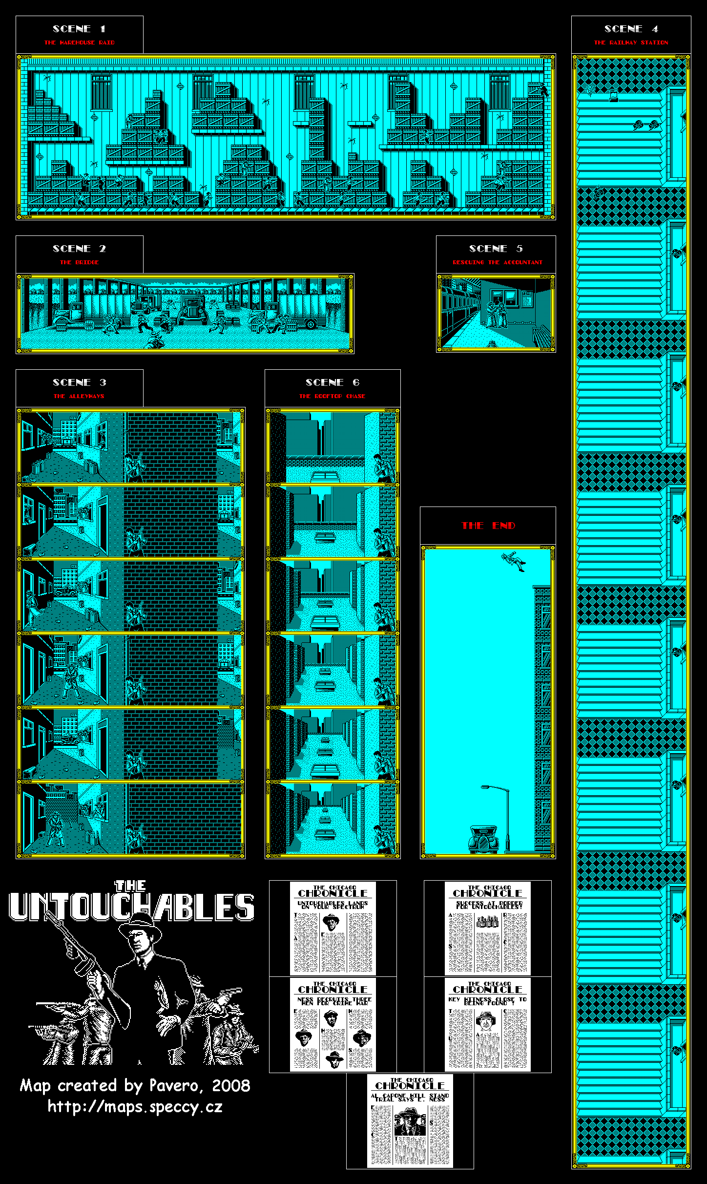 Screen from The Untouchables