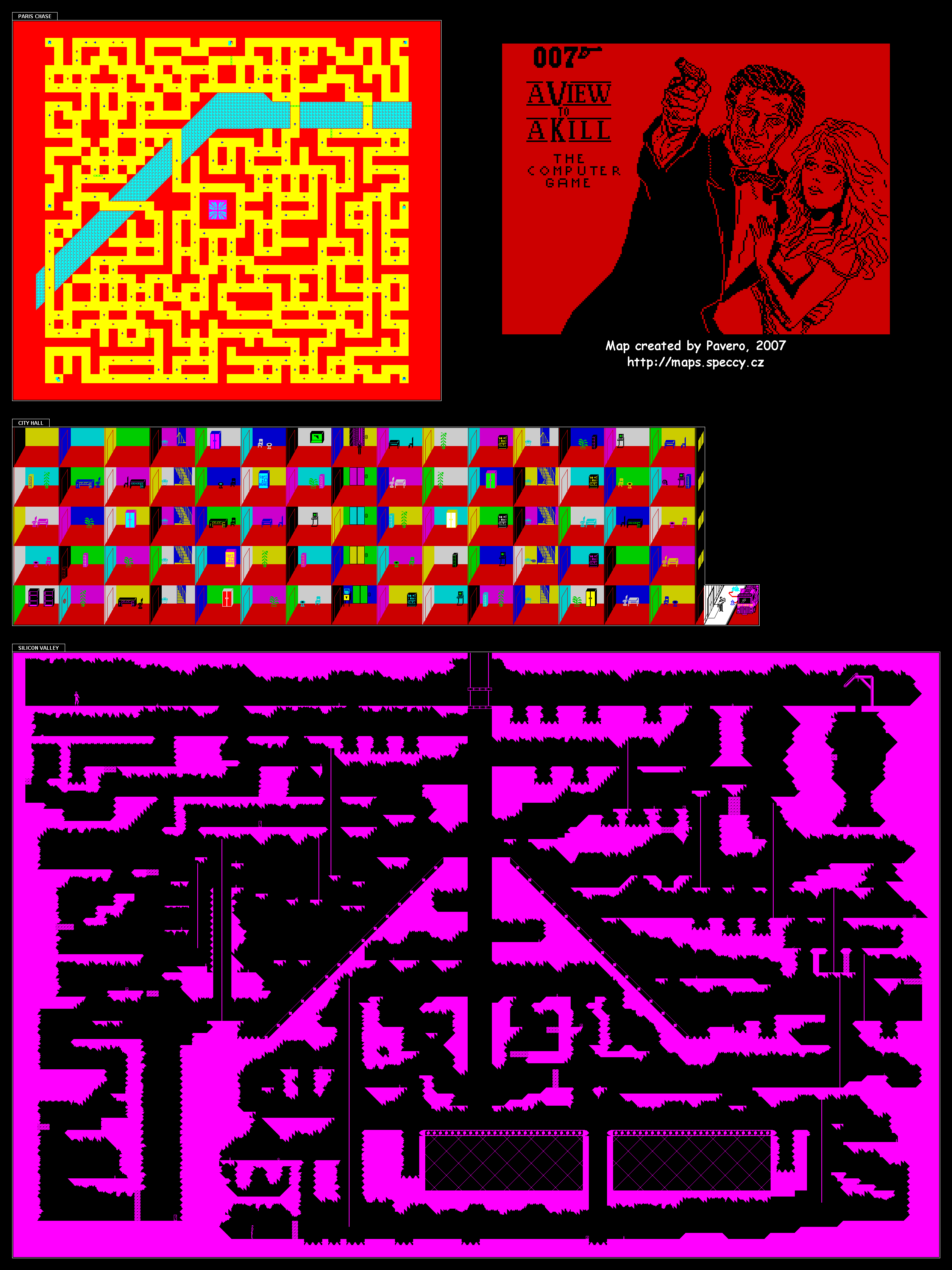 Screen from A View to a Kill - The Computer Game