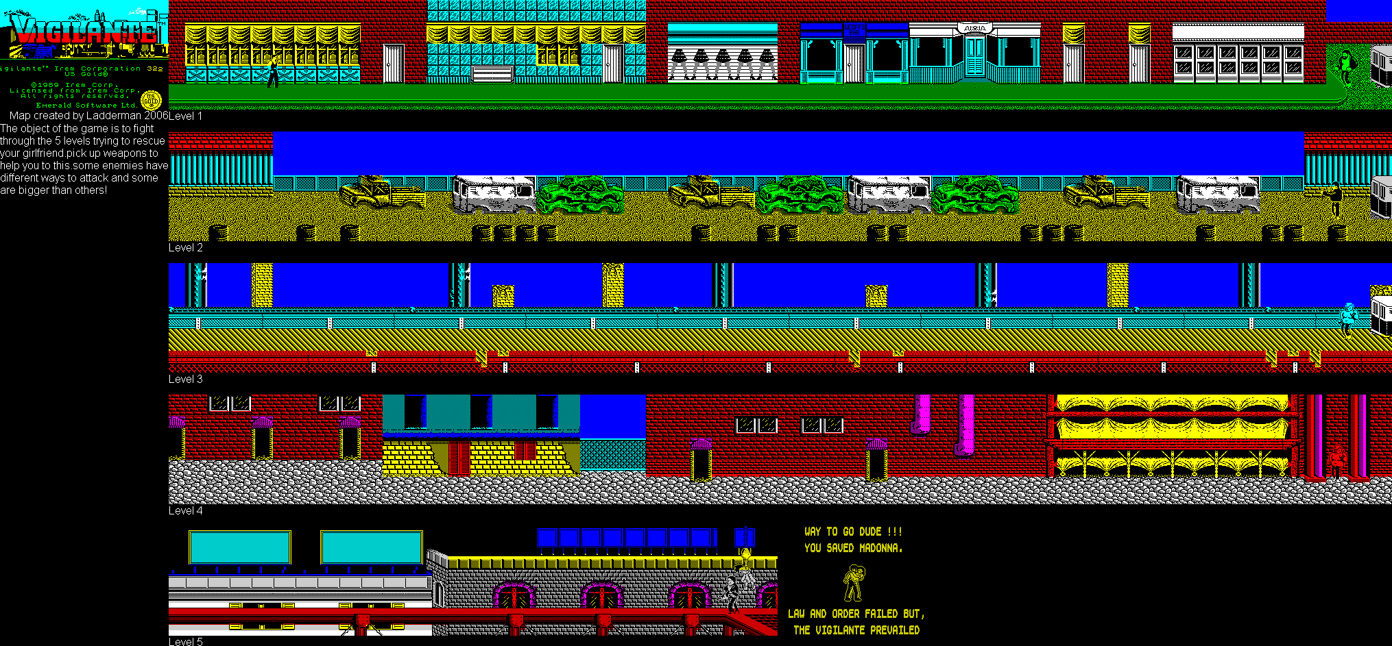 Screen from Vigilante