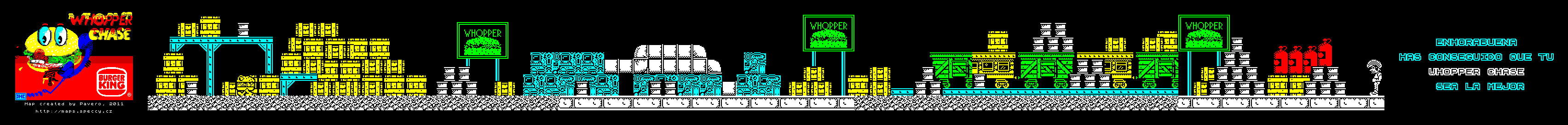 Screen from Whopper Chase