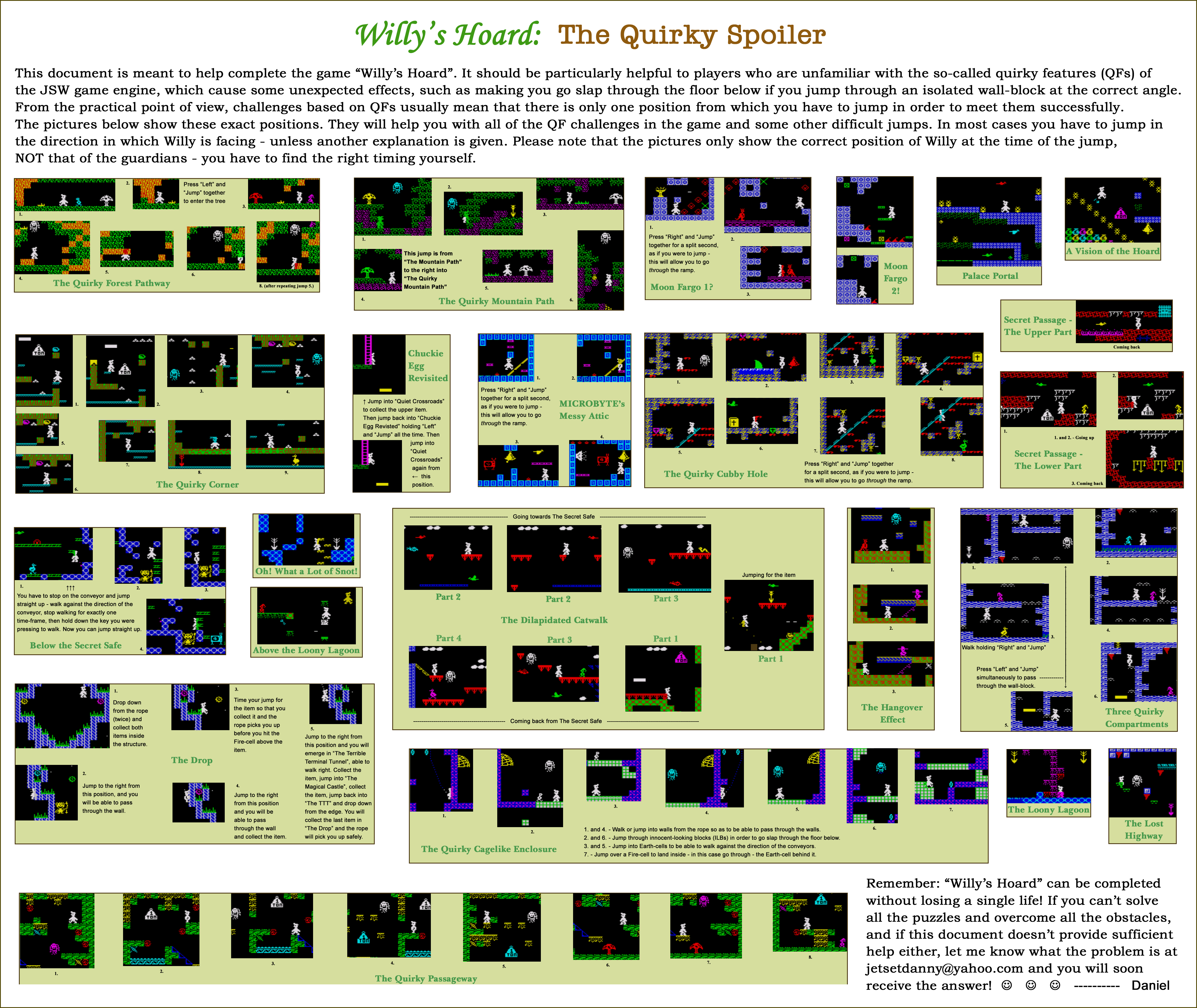 Screen from Willy's Hoard