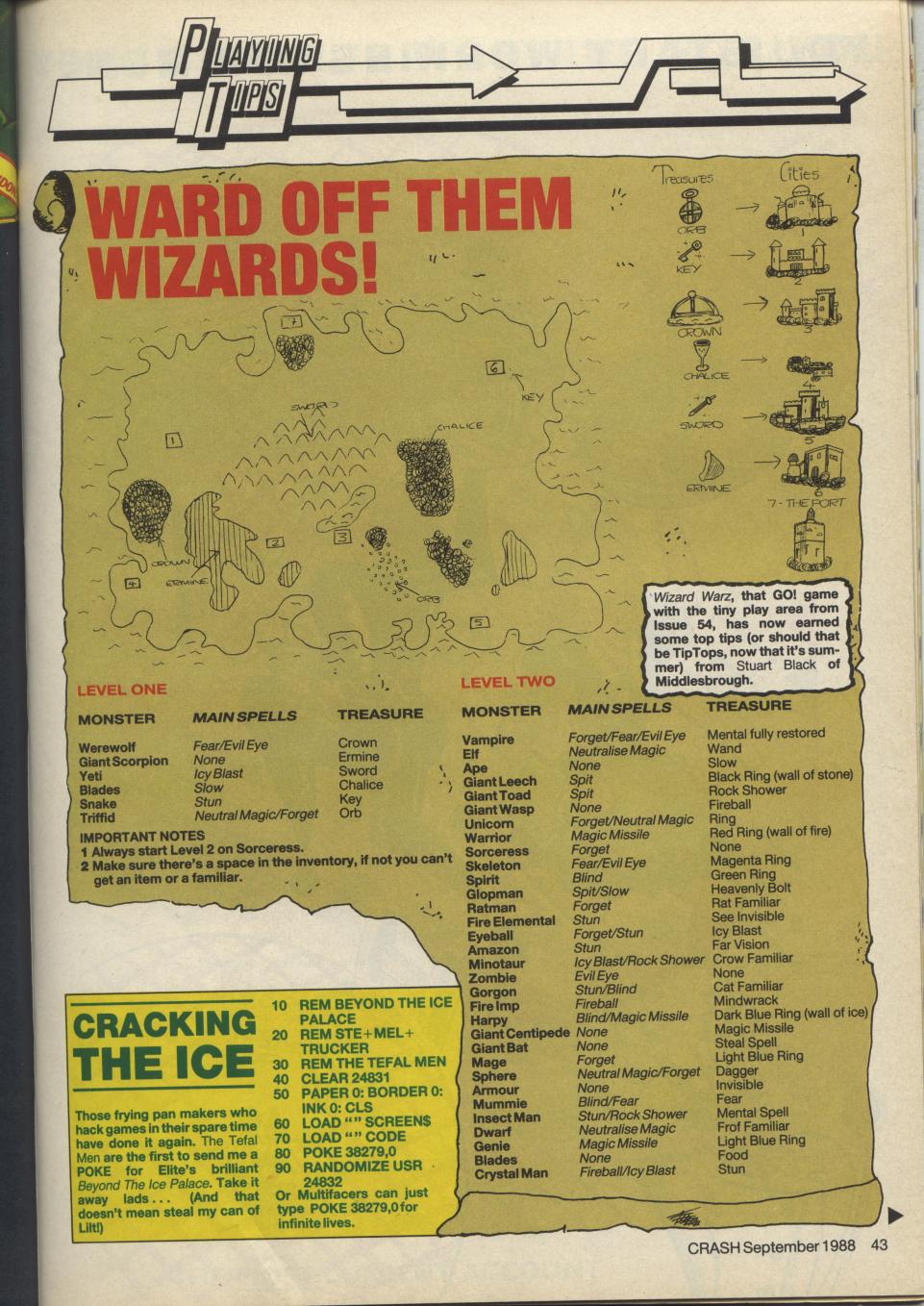 Screen from Wizard Warz
