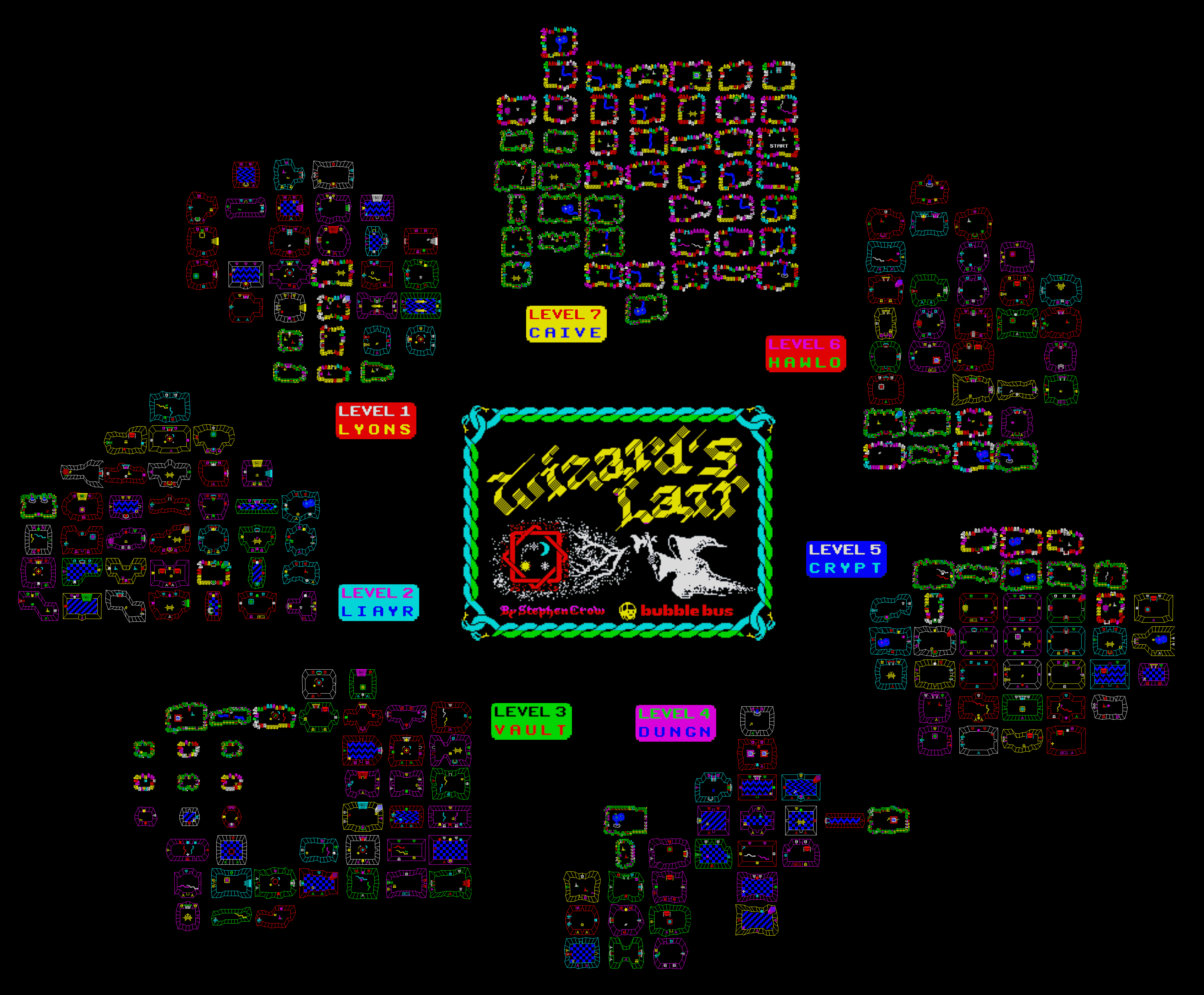 Screen from Wizard's Lair