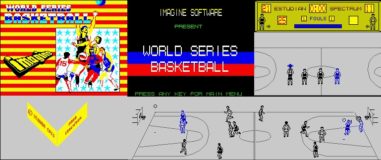 Screen from World Series Basketball