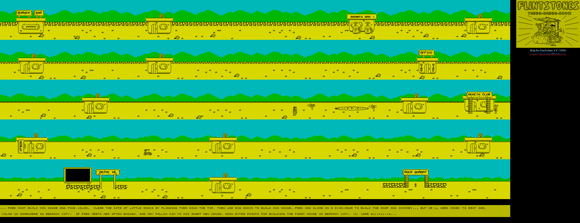Screen from Yabba Dabba Doo!