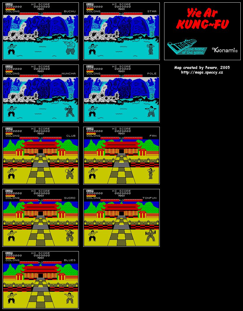 Screen from Yie Ar Kung-Fu