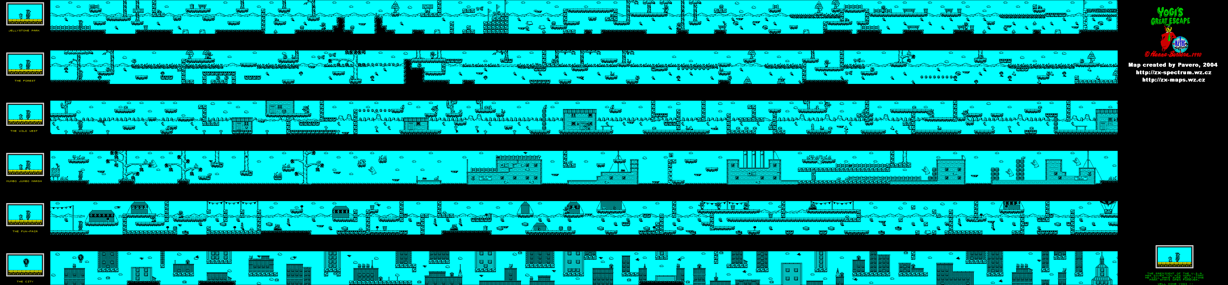 Screen from Yogi's Great Escape