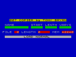 Screen from 007 Spy