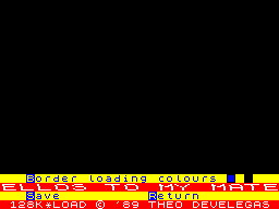 Screen from 128K Load