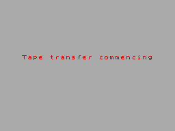 Screen from 128K Ram Disc
