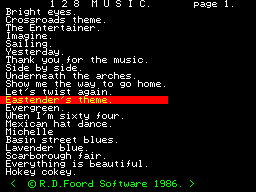 Screen from 128 Music + Carols