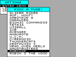 Screen from 128k Music
