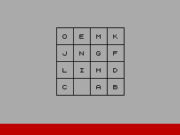 Screen from 15 Puzzle
