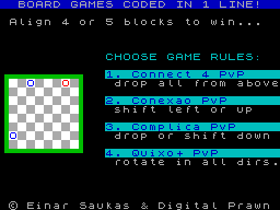 Screen from 1 Line Board