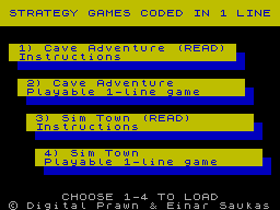 Screen from 1 Line Strategy