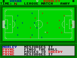 Screen from 1st Division Manager