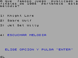 Screen from 2007 - A Spectrum Oddyssey